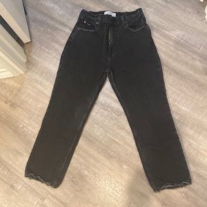 Abercrombie & Fitch The Ankle Straight Ultra High Rise Jeans